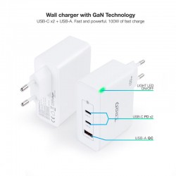 CARGADOR DE PARED TOOQ 100W...